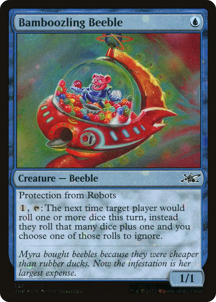 Bamboozling Beeble — Unfinity — Magic: The Gathering