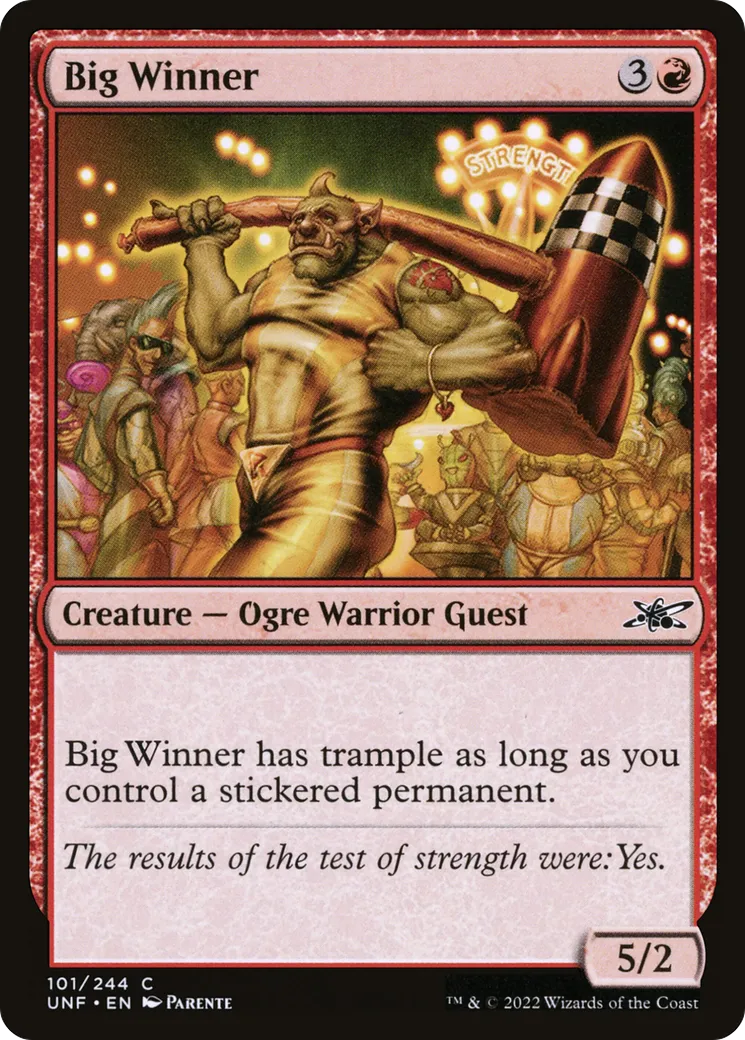 Big Winner — Unfinity — Magic: The Gathering