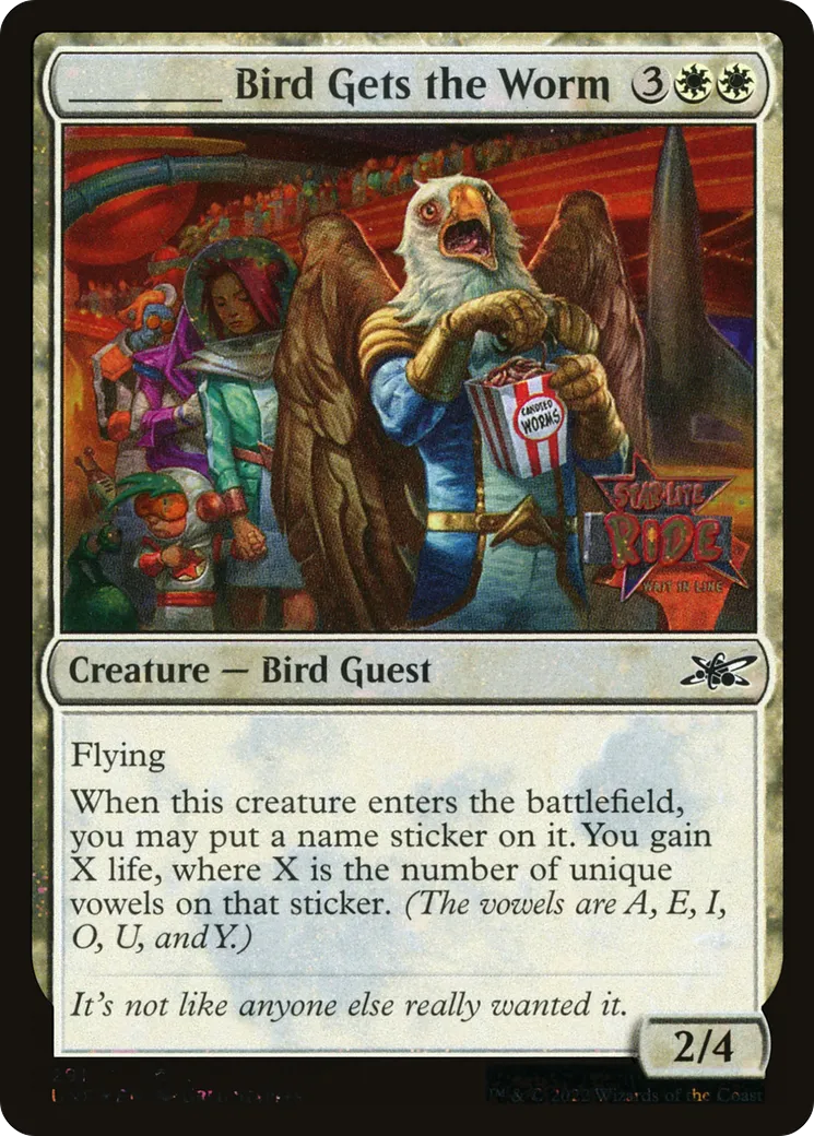 _____ Bird Gets the Worm — Unfinity — Magic: The Gathering