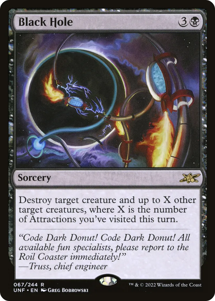 Black Hole — Unfinity — Magic: The Gathering