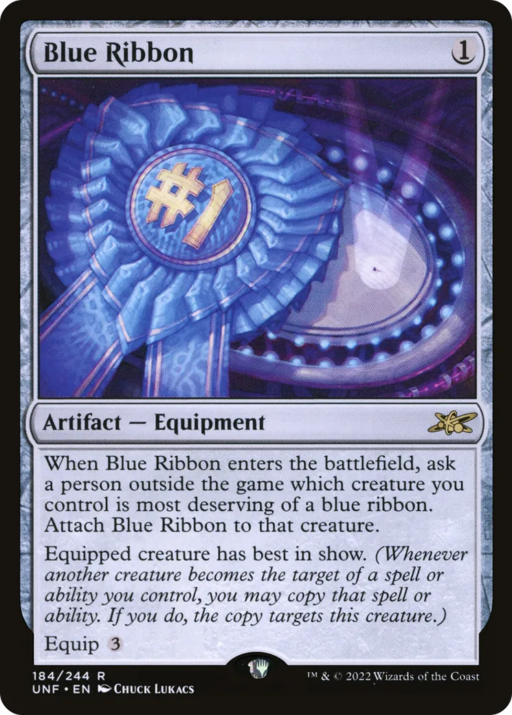 Blue Ribbon — Unfinity — Magic: The Gathering