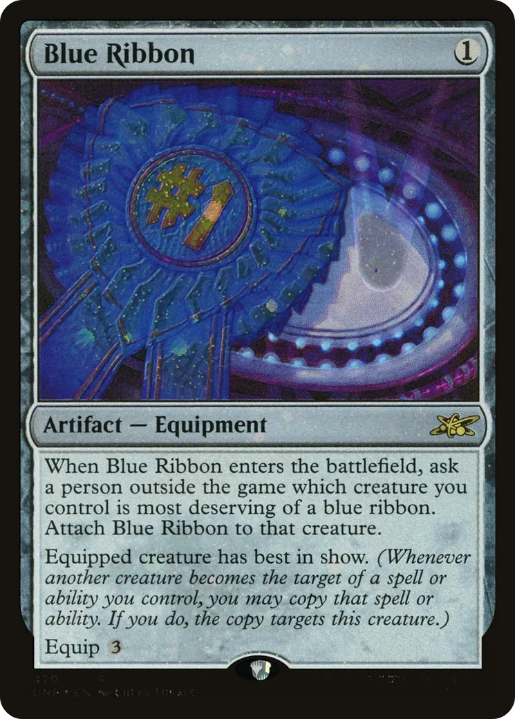 Blue Ribbon — Unfinity — Magic: The Gathering