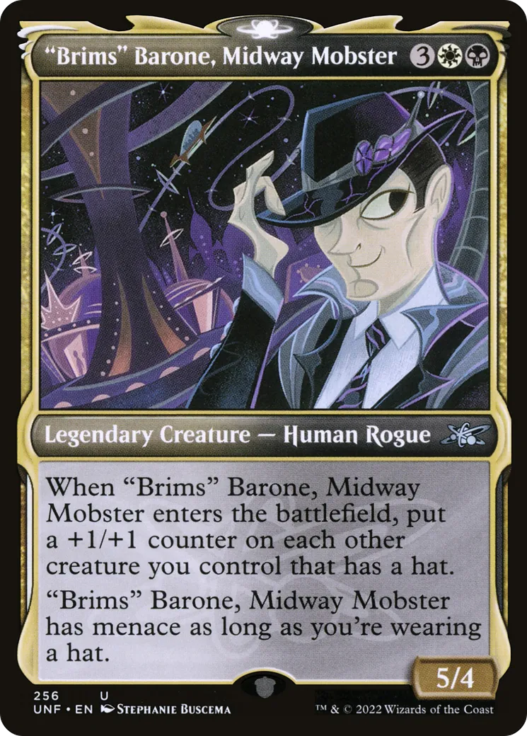"Brims" Barone, Midway Mobster — Unfinity — Magic: The Gathering