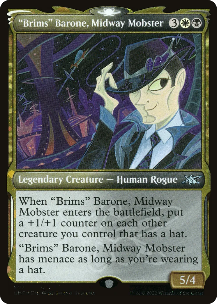 "Brims" Barone, Midway Mobster — Unfinity — Magic: The Gathering