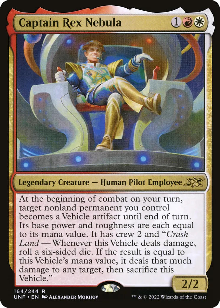 Captain Rex Nebula — Unfinity — Magic: The Gathering