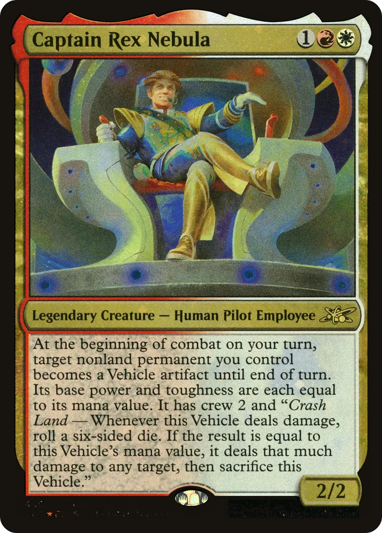 Captain Rex Nebula — Unfinity — Magic: The Gathering
