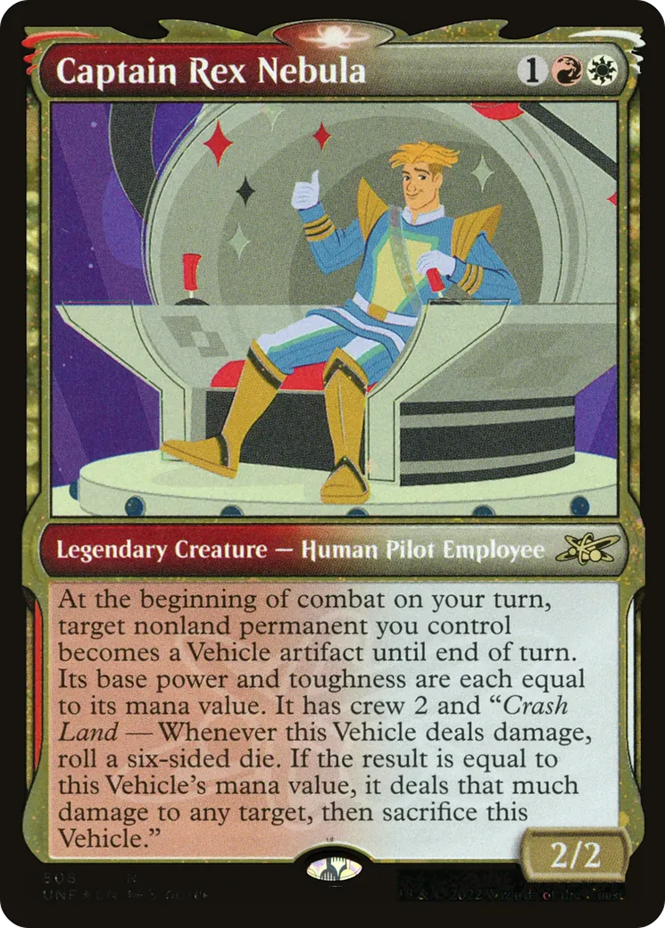 Captain Rex Nebula — Unfinity — Magic: The Gathering
