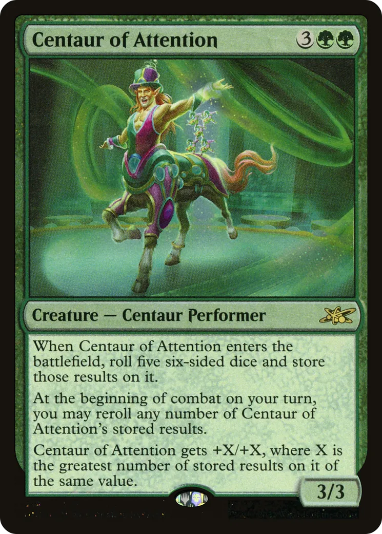 Centaur of Attention — Unfinity — Magic: The Gathering