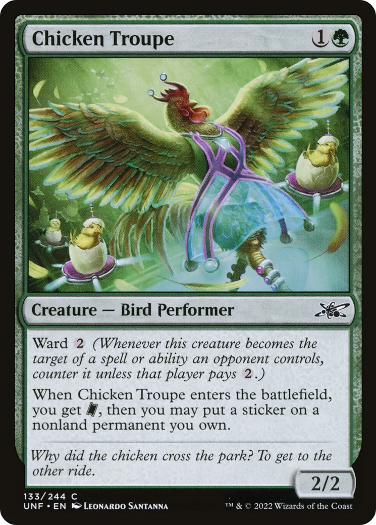 Chicken Troupe — Unfinity — Magic: The Gathering