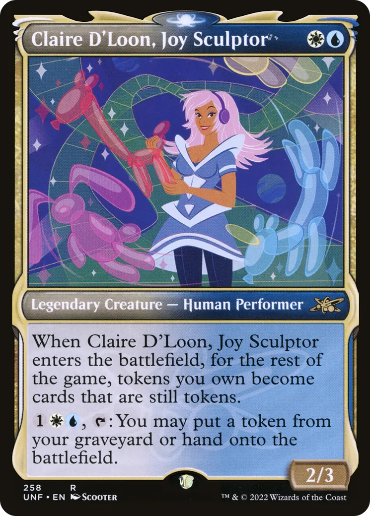Claire D'Loon, Joy Sculptor — Unfinity — Magic: The Gathering
