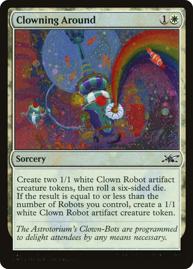 Clowning Around — Unfinity — Magic: The Gathering
