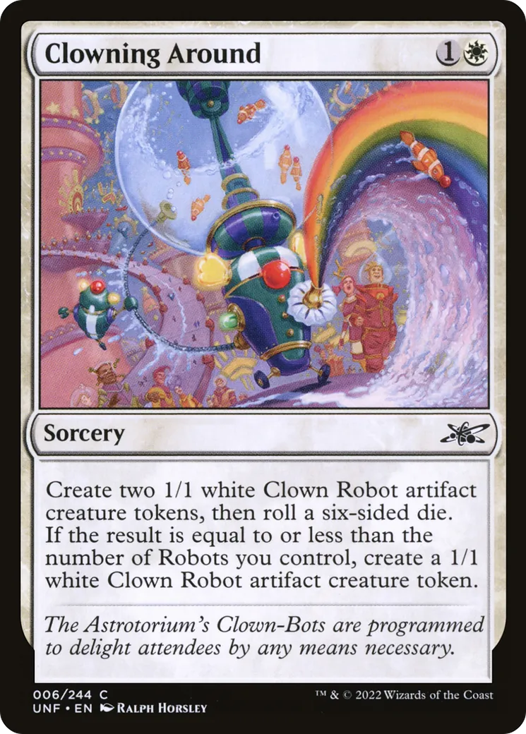 Clowning Around — Unfinity — Magic: The Gathering