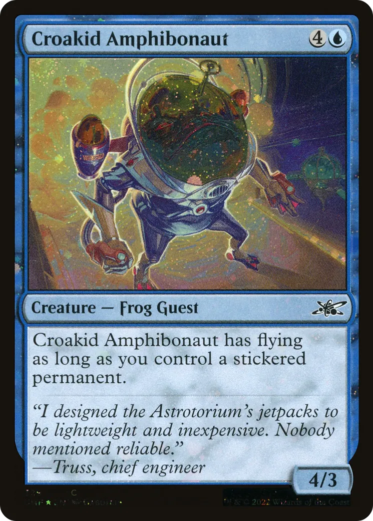 Croakid Amphibonaut — Unfinity — Magic: The Gathering