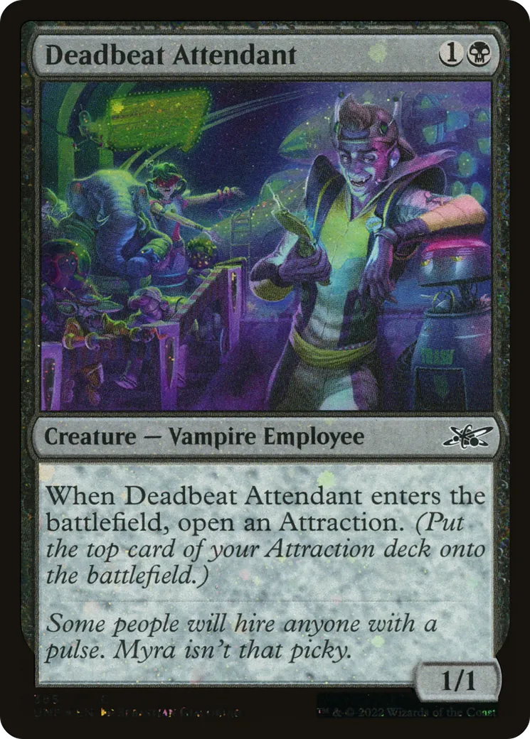 Deadbeat Attendant — Unfinity — Magic: The Gathering