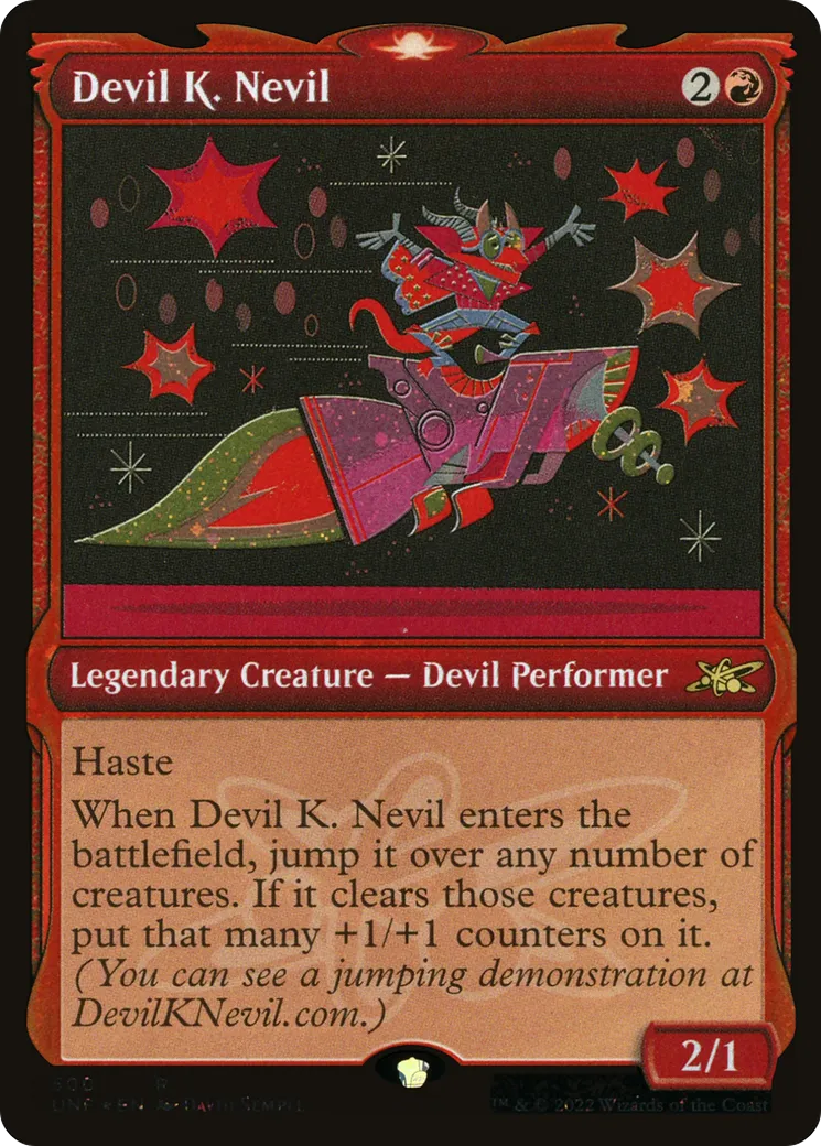 Devil K. Nevil — Unfinity — Magic: The Gathering