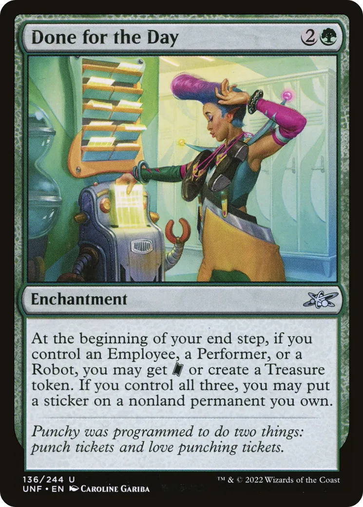 Done for the Day — Unfinity — Magic: The Gathering