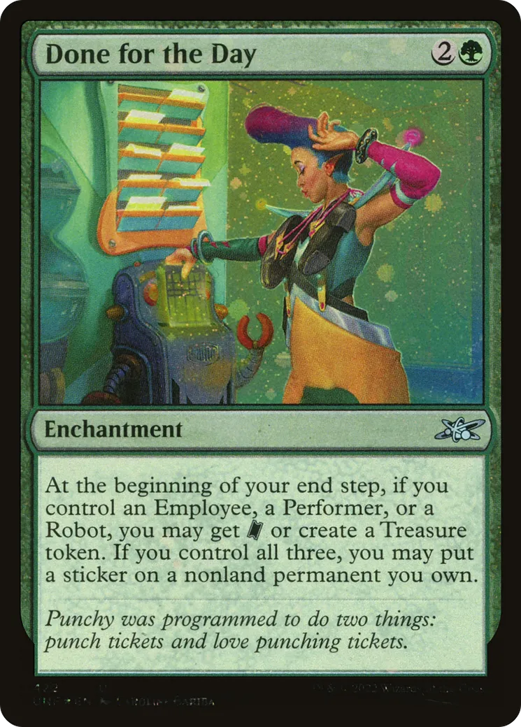 Done for the Day — Unfinity — Magic: The Gathering