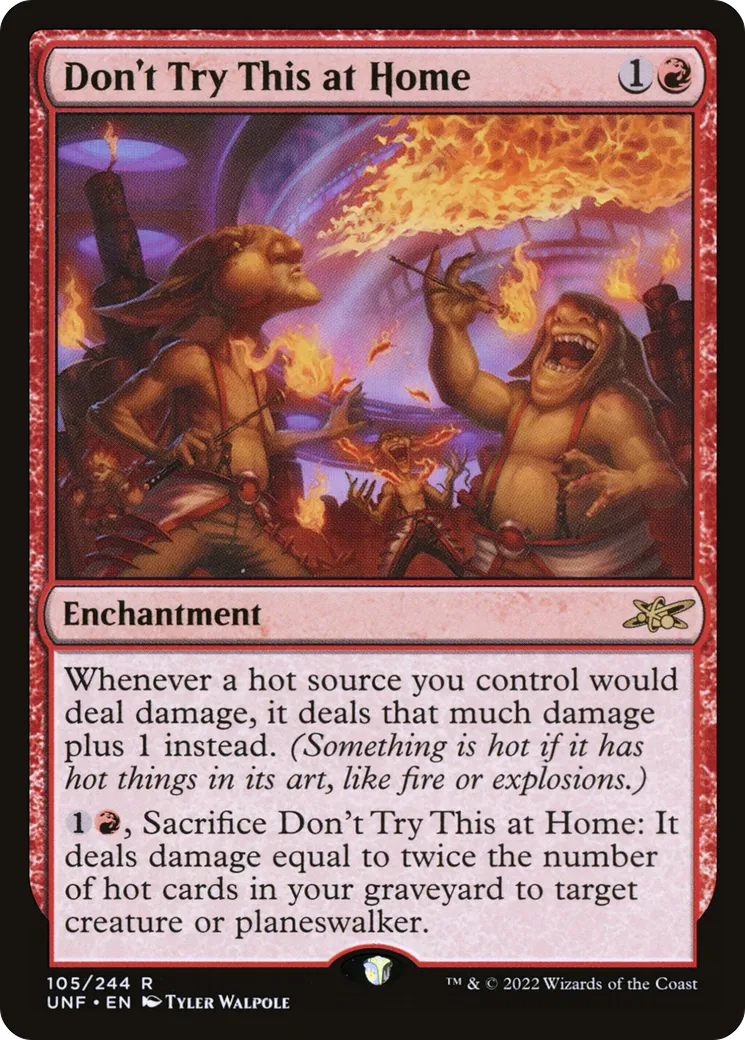 Don't Try This at Home — Unfinity — Magic: The Gathering