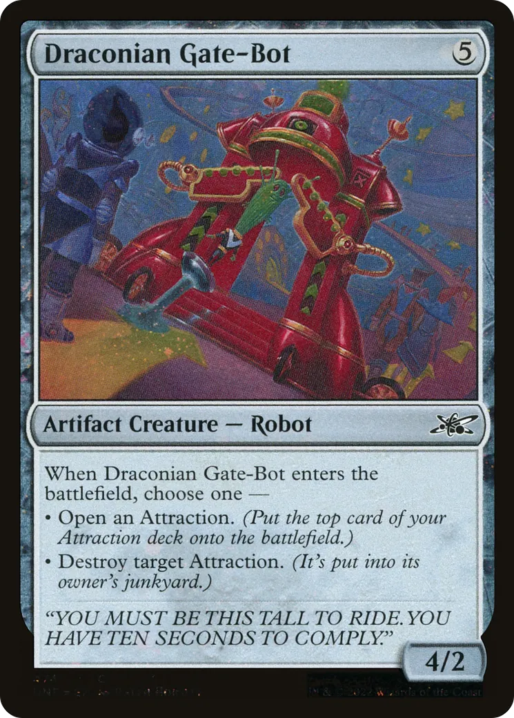 Draconian Gate-Bot — Unfinity — Magic: The Gathering