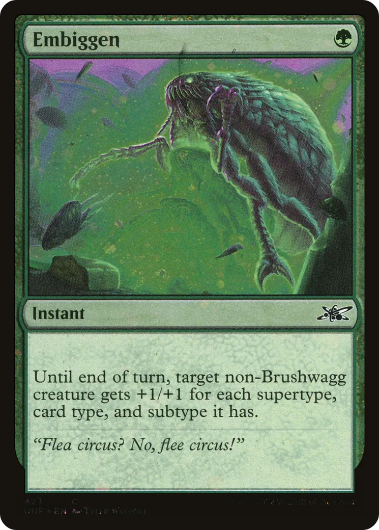 Embiggen — Unfinity — Magic: The Gathering
