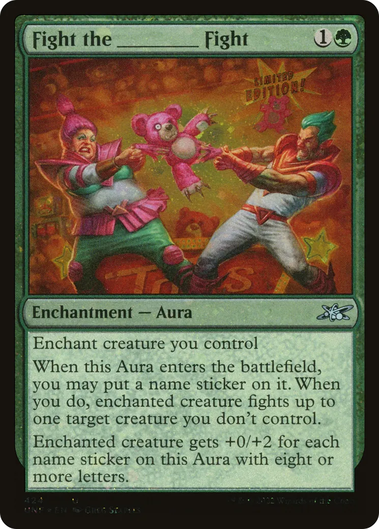 Fight the _____ Fight — Unfinity — Magic: The Gathering