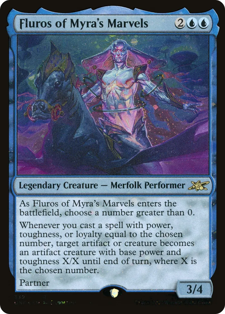 Fluros of Myra's Marvels — Unfinity — Magic: The Gathering