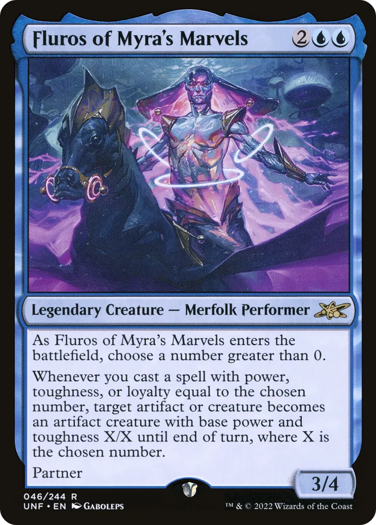 Fluros of Myra's Marvels — Unfinity — Magic: The Gathering