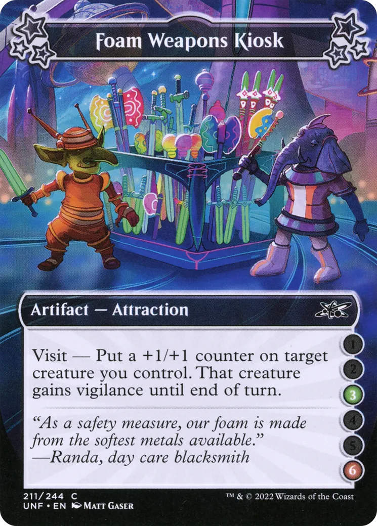 Foam Weapons Kiosk — Unfinity — Magic: The Gathering