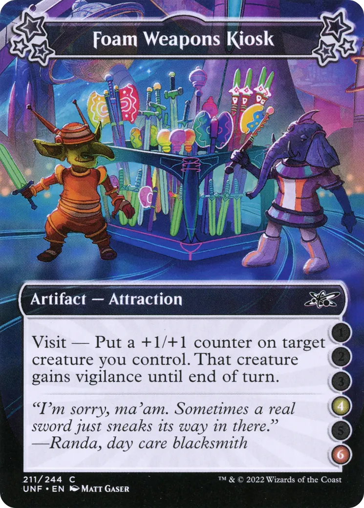 Foam Weapons Kiosk — Unfinity — Magic: The Gathering