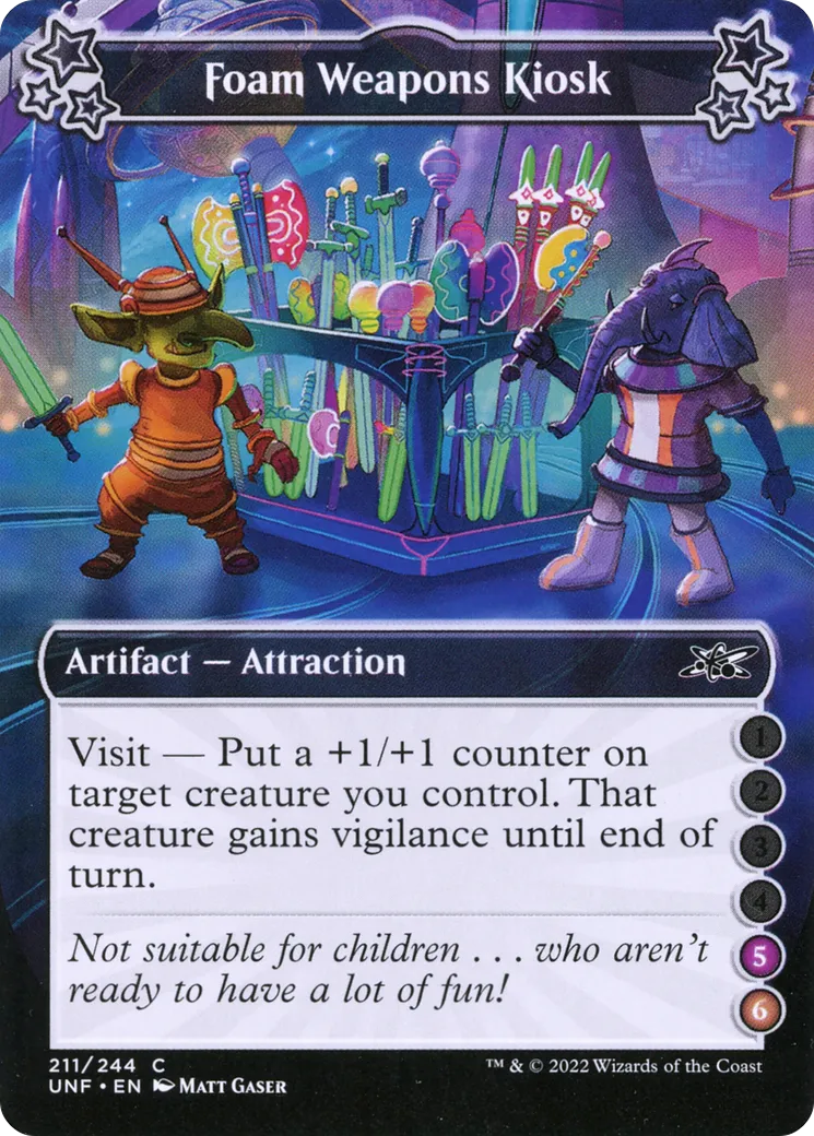 Foam Weapons Kiosk — Unfinity — Magic: The Gathering