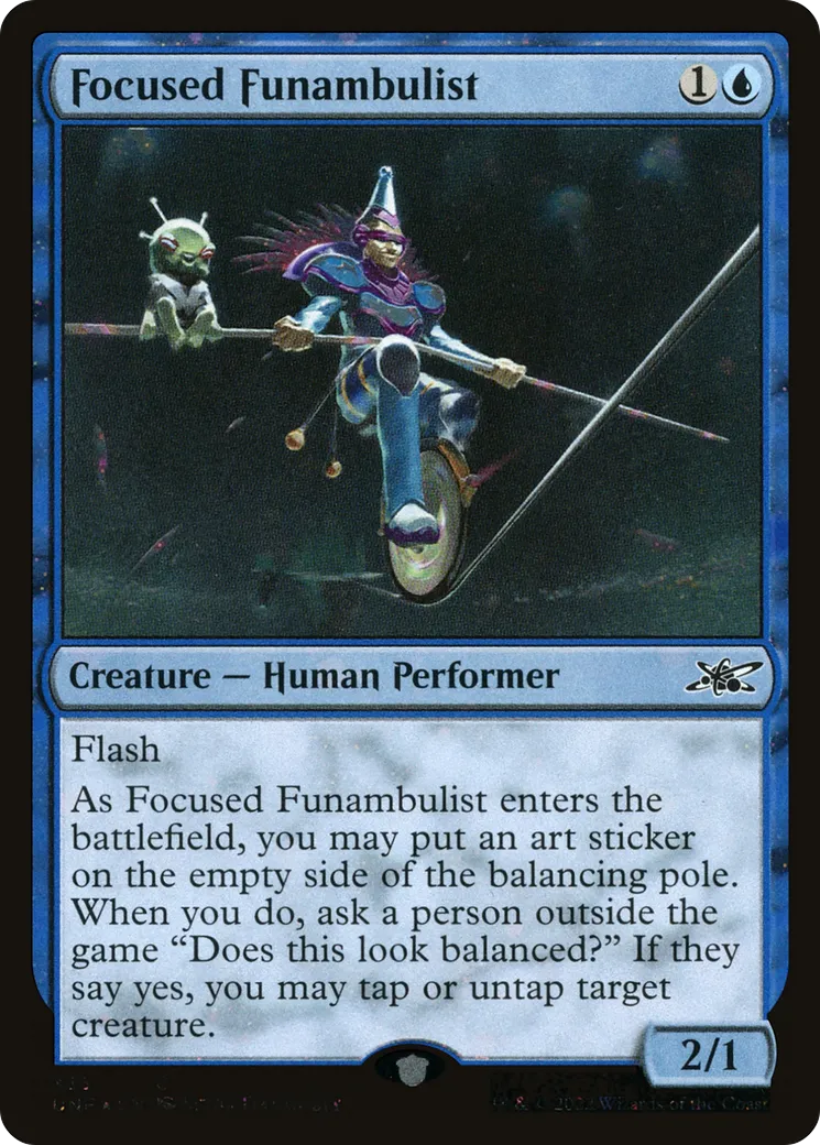 Focused Funambulist — Unfinity — Magic: The Gathering