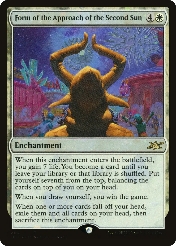 Form of the Approach of the Second Sun — Unfinity — Magic: The Gathering