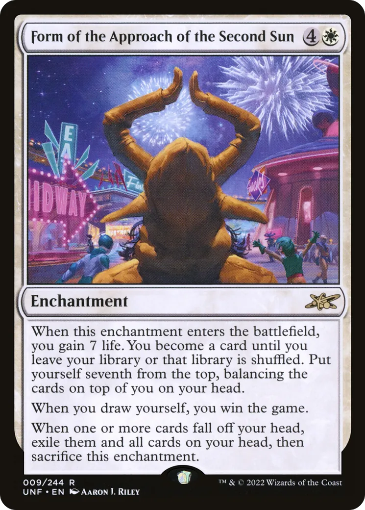 Form of the Approach of the Second Sun — Unfinity — Magic: The Gathering