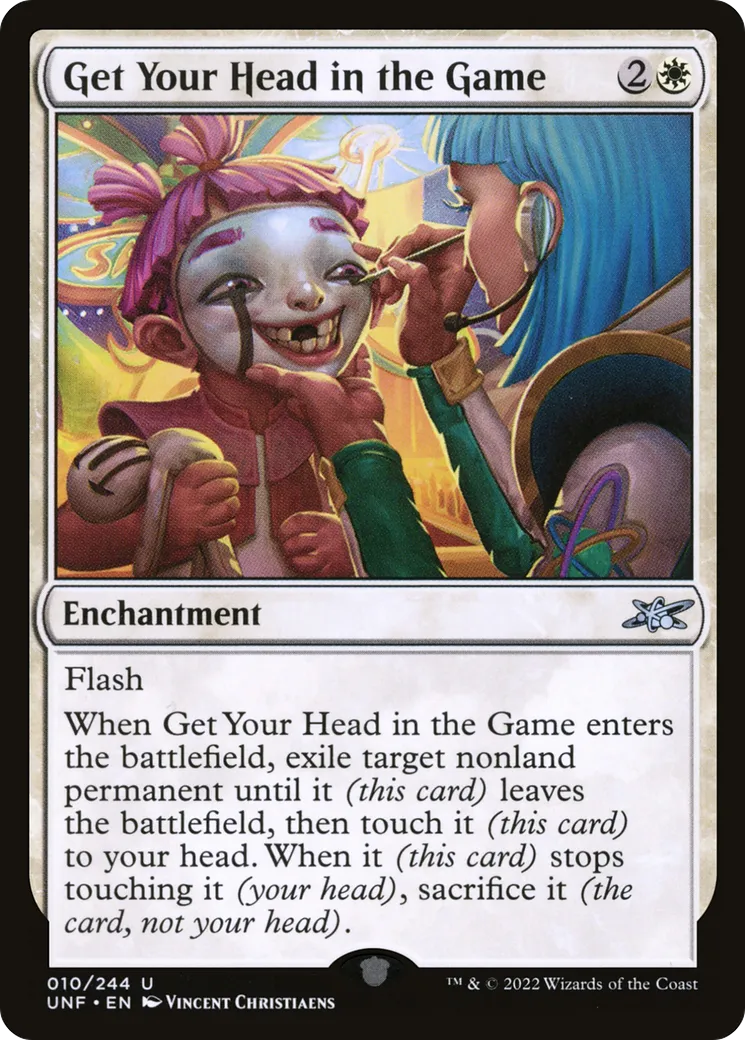 Get Your Head in the Game — Unfinity — Magic: The Gathering