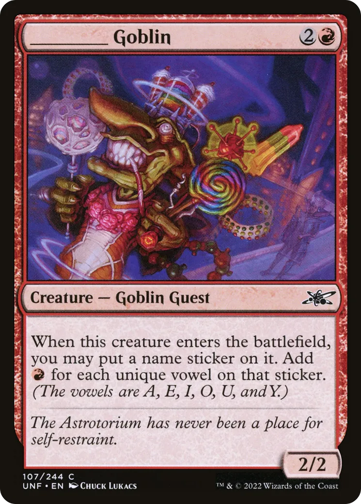 _____ Goblin — Unfinity — Magic: The Gathering