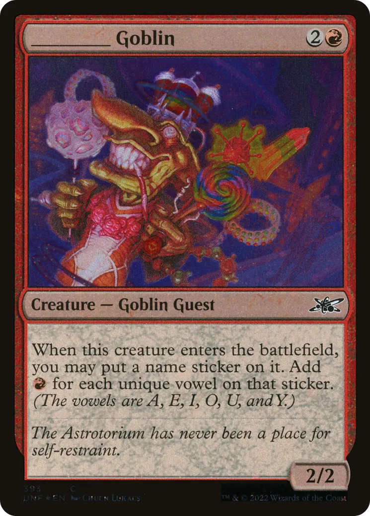 _____ Goblin — Unfinity — Magic: The Gathering
