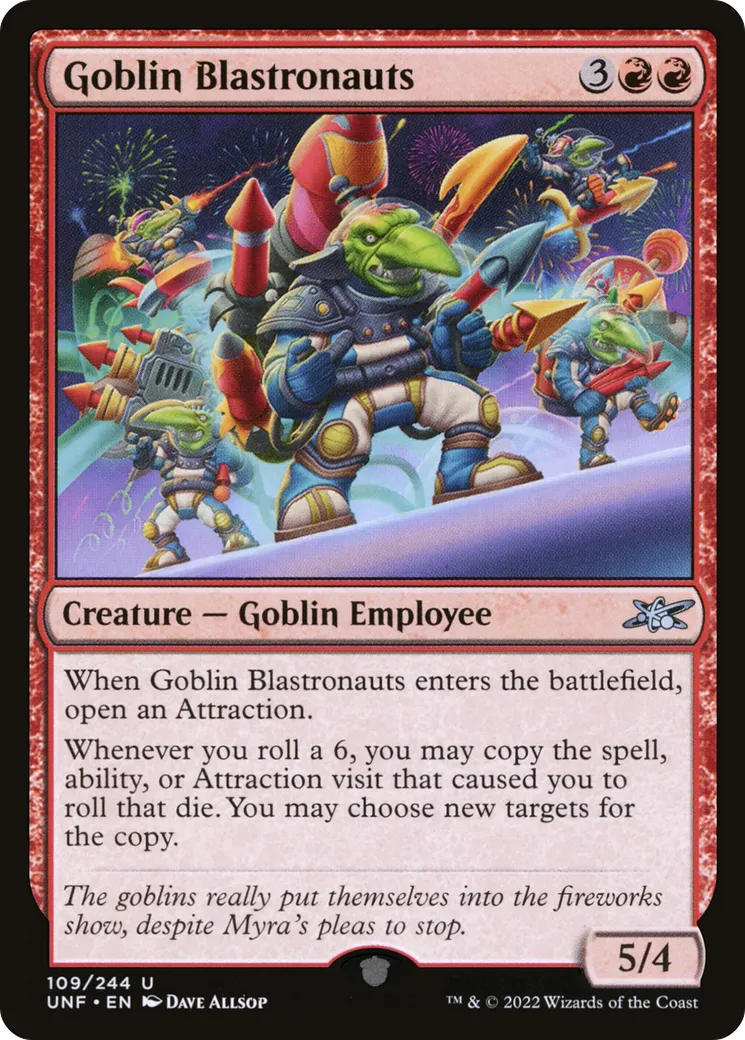 Goblin Blastronauts — Unfinity — Magic: The Gathering
