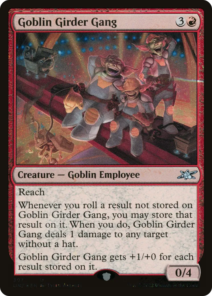 Goblin Girder Gang — Unfinity — Magic: The Gathering