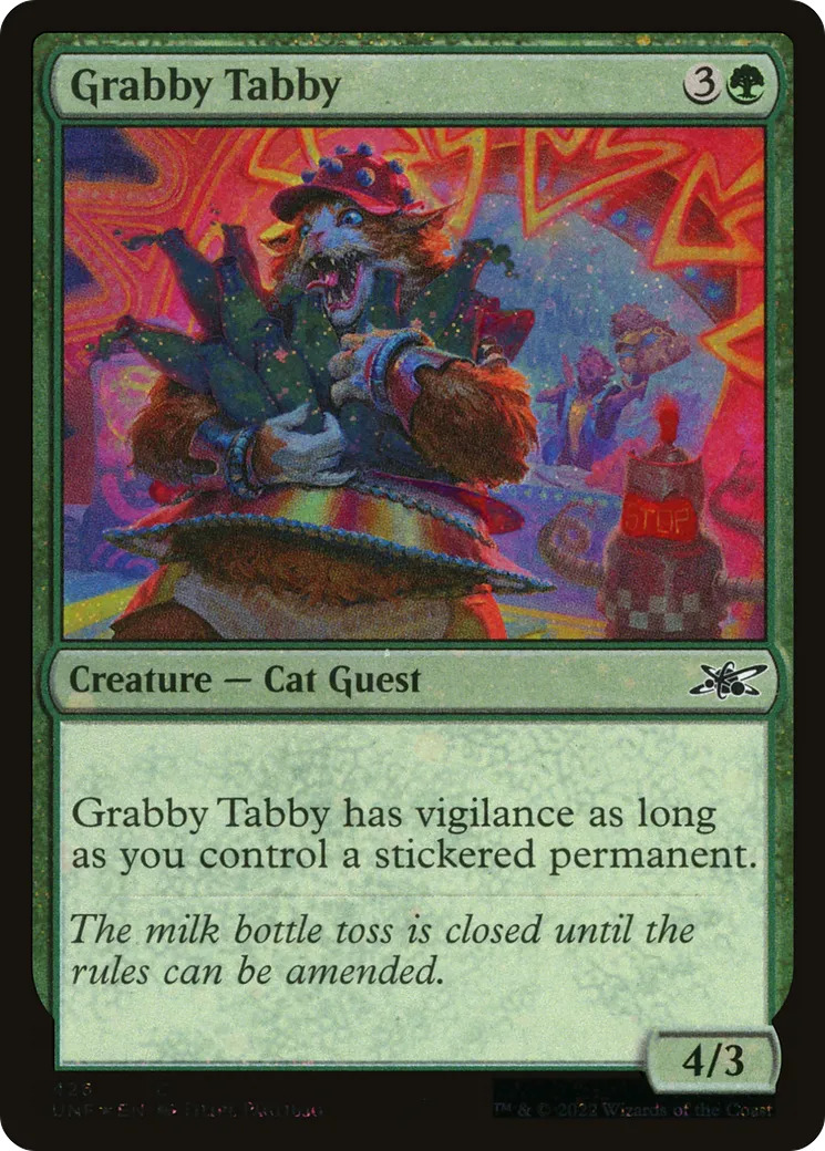 Grabby Tabby — Unfinity — Magic: The Gathering
