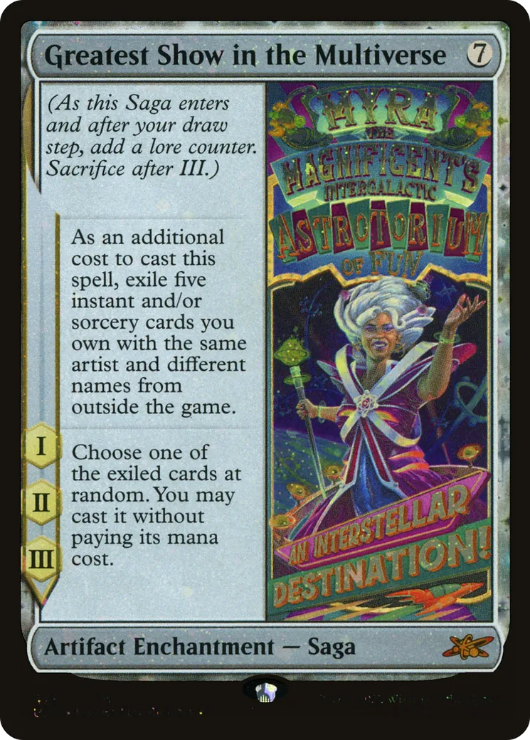 Greatest Show in the Multiverse — Unfinity — Magic: The Gathering