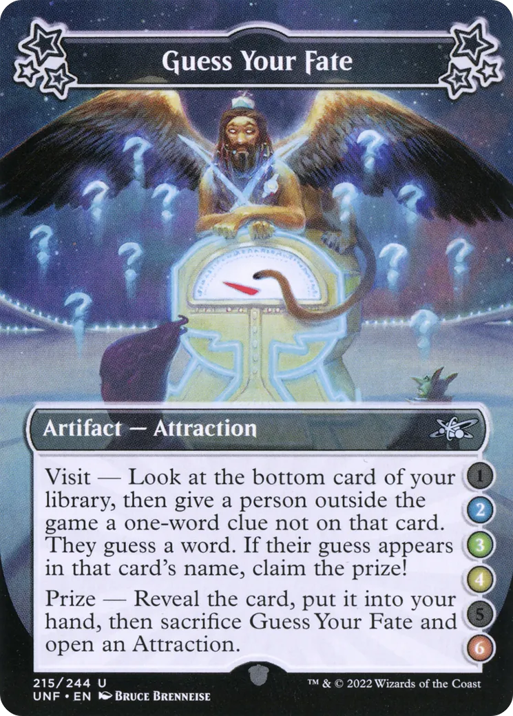 Guess Your Fate — Unfinity — Magic: The Gathering