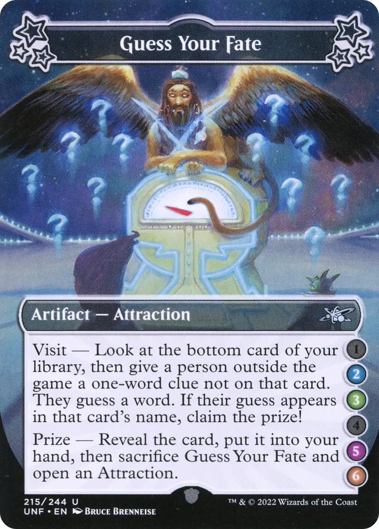 Guess Your Fate — Unfinity — Magic: The Gathering