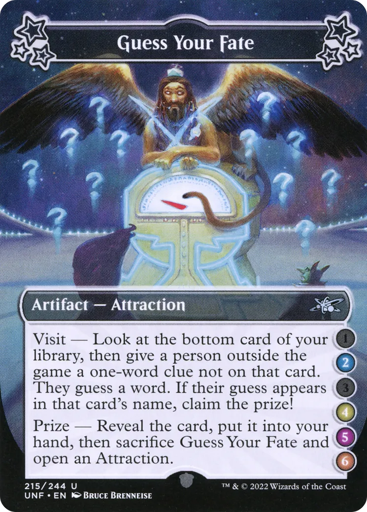 Guess Your Fate — Unfinity — Magic: The Gathering