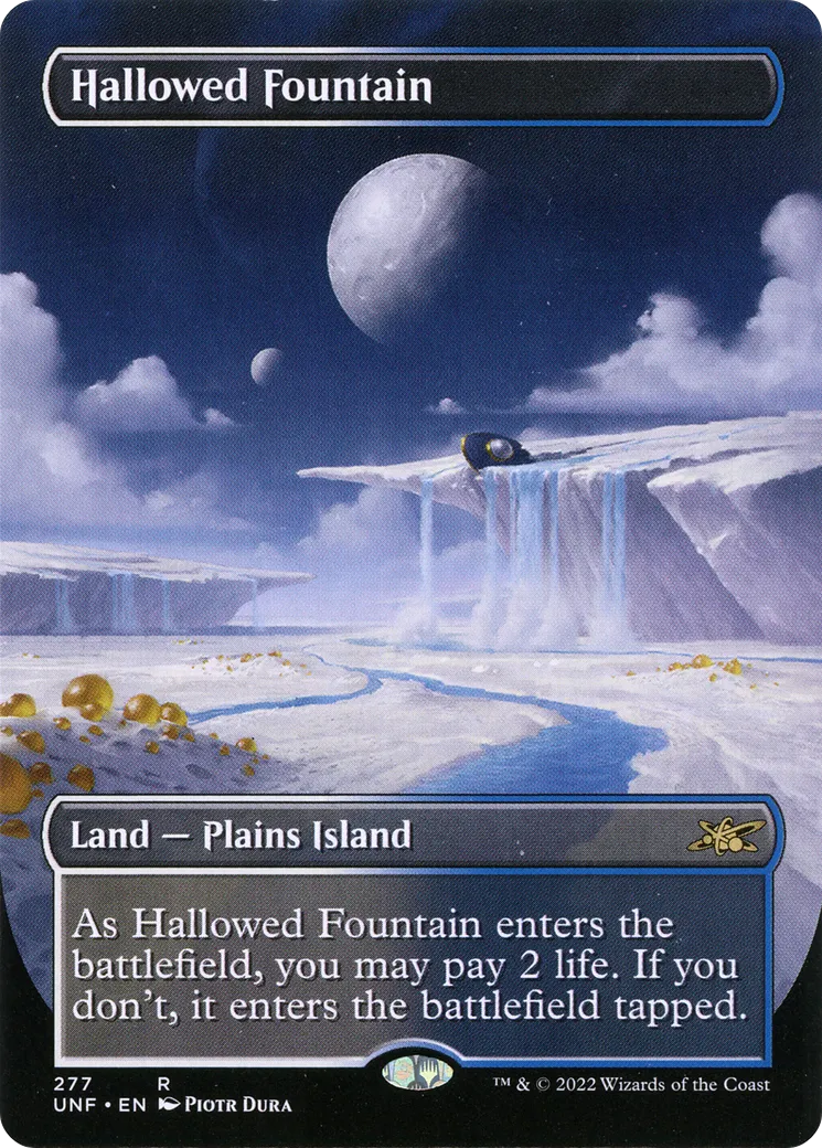 Hallowed Fountain — Unfinity — Magic: The Gathering