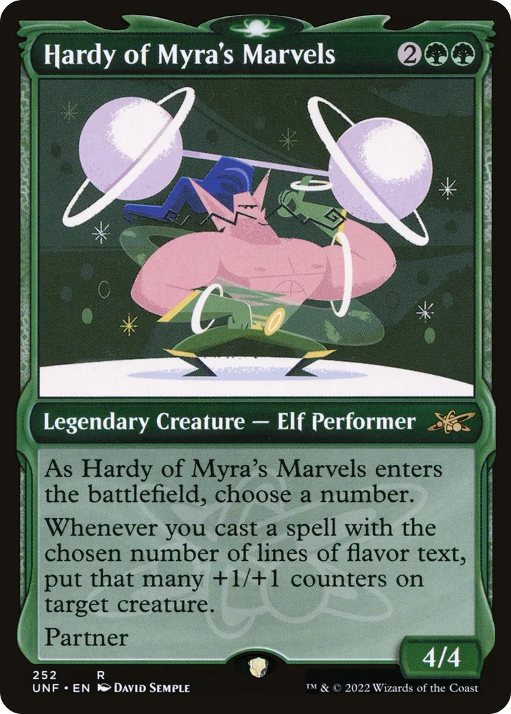 Hardy of Myra's Marvels — Unfinity — Magic: The Gathering