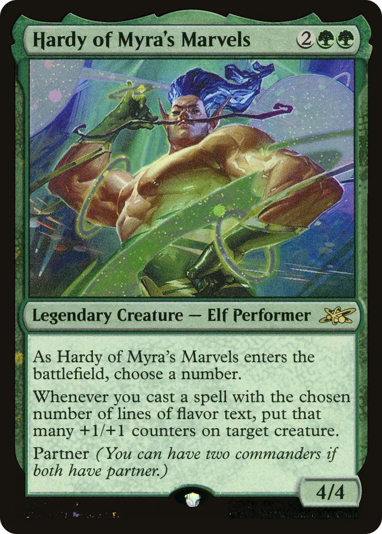 Hardy of Myra's Marvels — Unfinity — Magic: The Gathering