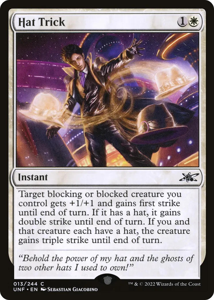 Hat Trick — Unfinity — Magic: The Gathering