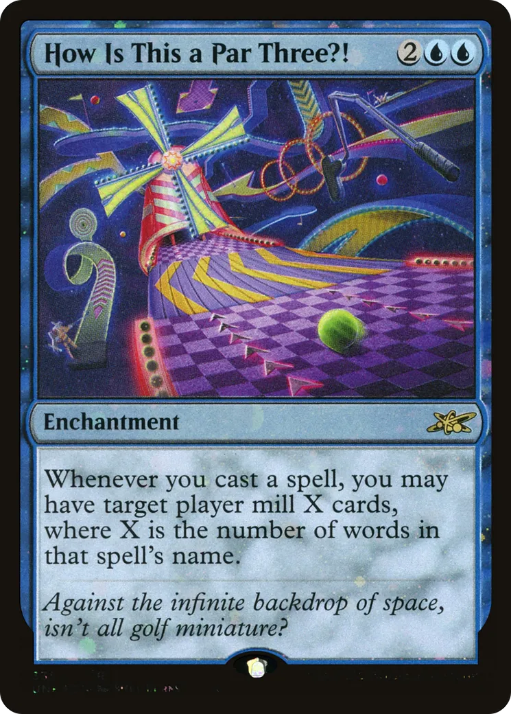 How Is This a Par Three?! — Unfinity — Magic: The Gathering