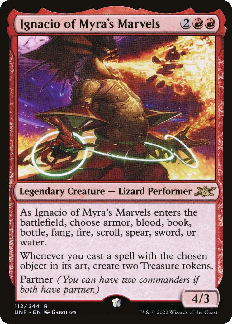 Ignacio of Myra's Marvels — Unfinity — Magic: The Gathering