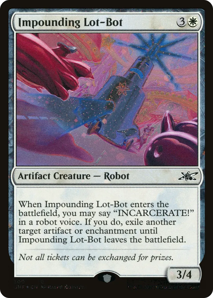 Impounding Lot-Bot — Unfinity — Magic: The Gathering